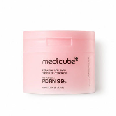 medicube - PDRN Pink Collagen Toning Gel Toner Pad - 7O pads